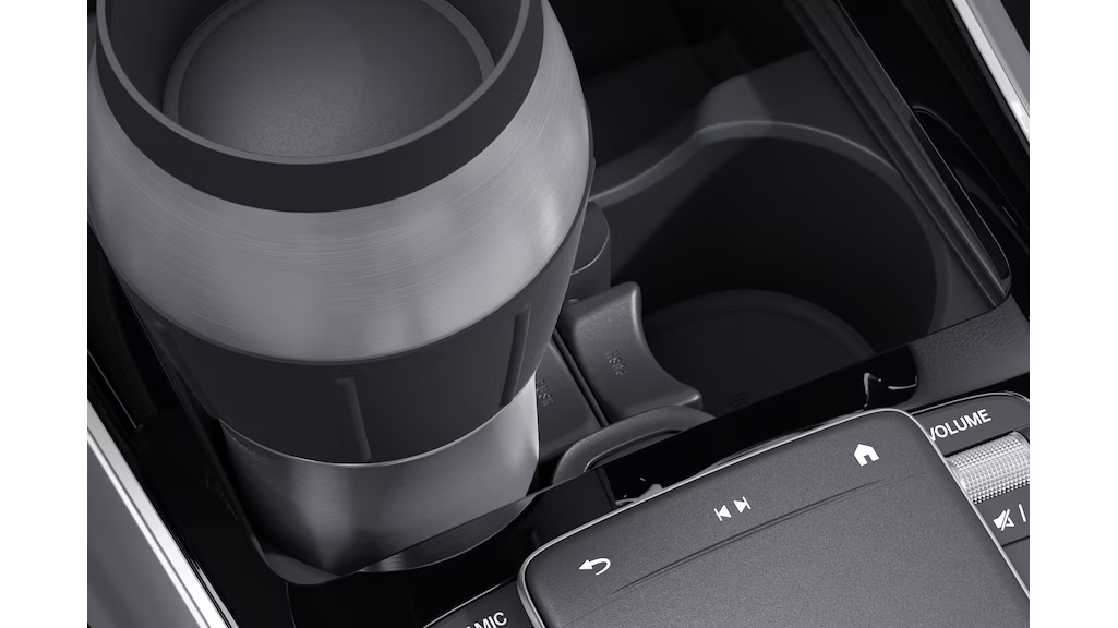 Portabevande, Console centrale, Veicoli con cambio DCT