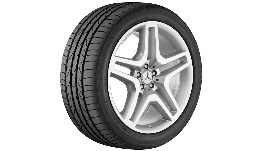 Cerchio a 5 doppie razze AMG, 21" per classe M, GL, GLE, GLS