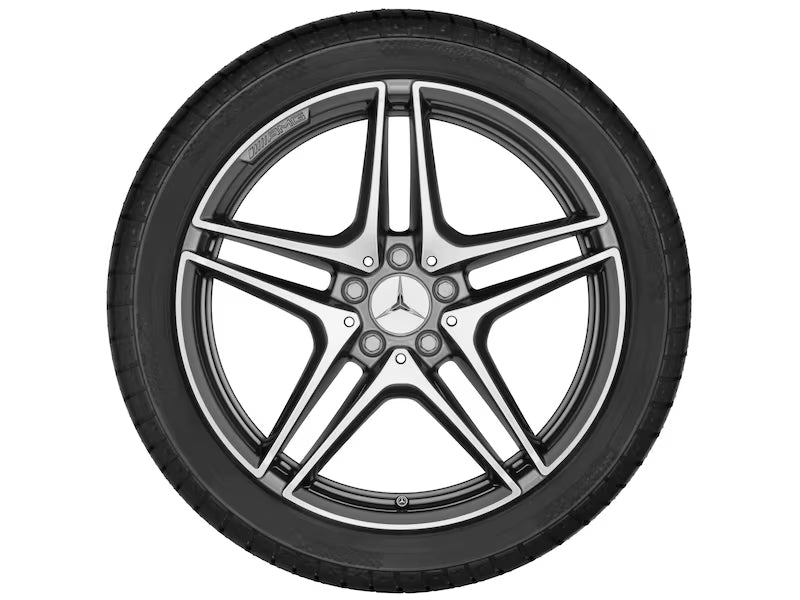Cerchio a 5 doppie razze AMG, 19" per classe C