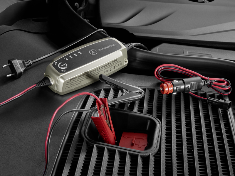 Caricabatteria con funzione di mantenimento della carica, 5 A, per batterie al piombo-acido e al litio, ECE