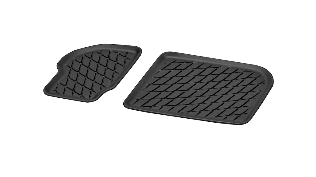 Tappetini in gomma Dynamic Squares, Vano posteriore, 2 pezzi