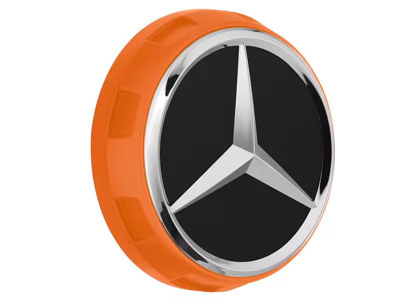 Coprimozzo AMG, con design da chiusura centrale, diametro foro di centraggio 71,8 mm