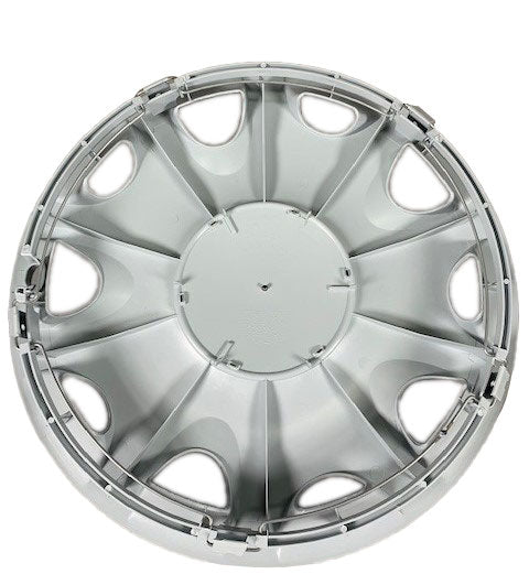 Coprimozzo centrale per Mercedes W169 da 15 pollici, colore argento.
