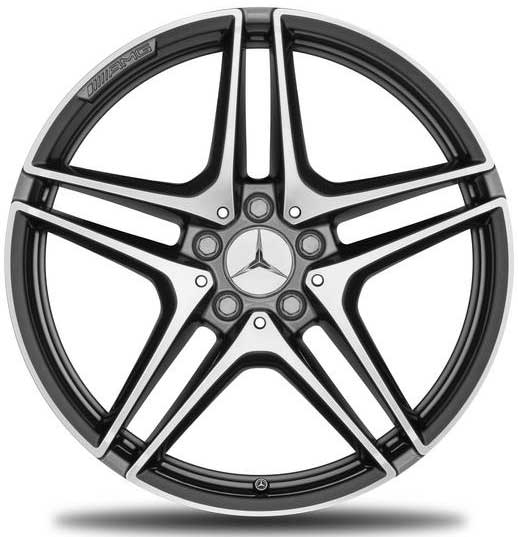 Cerchio a 5 doppie razze AMG, 19" per classe C