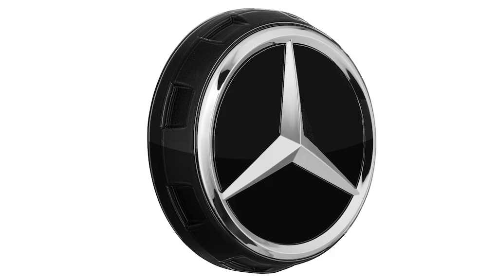 Coprimozzo AMG, con design da chiusura centrale, diametro foro di centraggio 71,8 mm