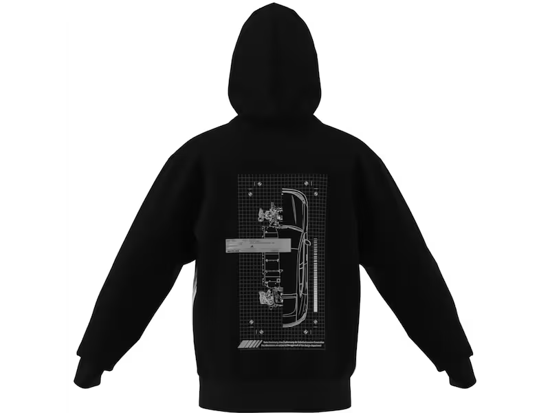 Felpa con cappuccio unisex AMG