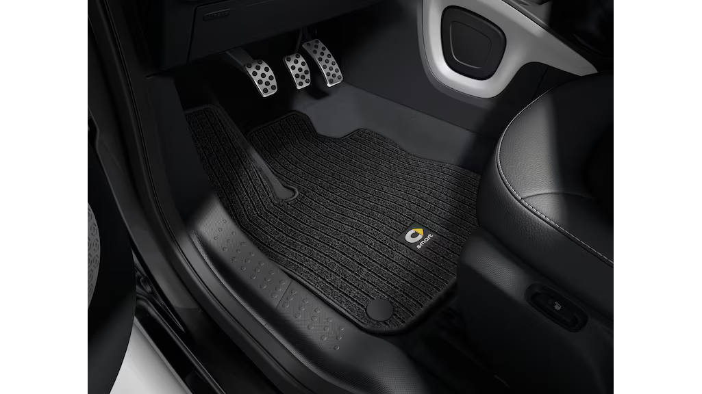 Tappetini in reps, lato guida/lato passeggero anteriore, Smart 453
