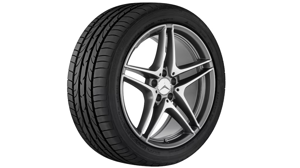 Cerchio a 5 doppie razze AMG, 19" per classe C