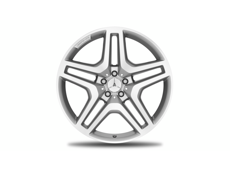 Cerchio a 5 doppie razze AMG, 21" per classe M, GL, GLE, GLS
