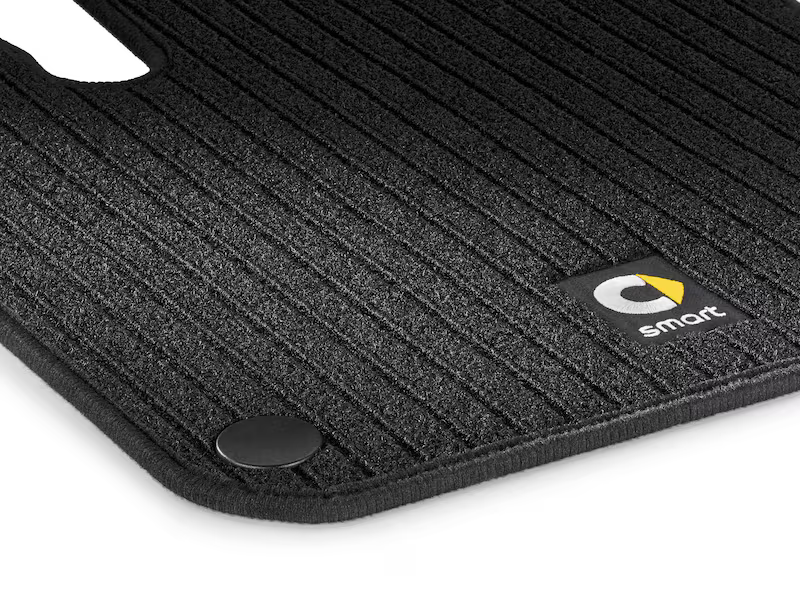 Tappetini in reps, lato guida/lato passeggero anteriore, Smart 453