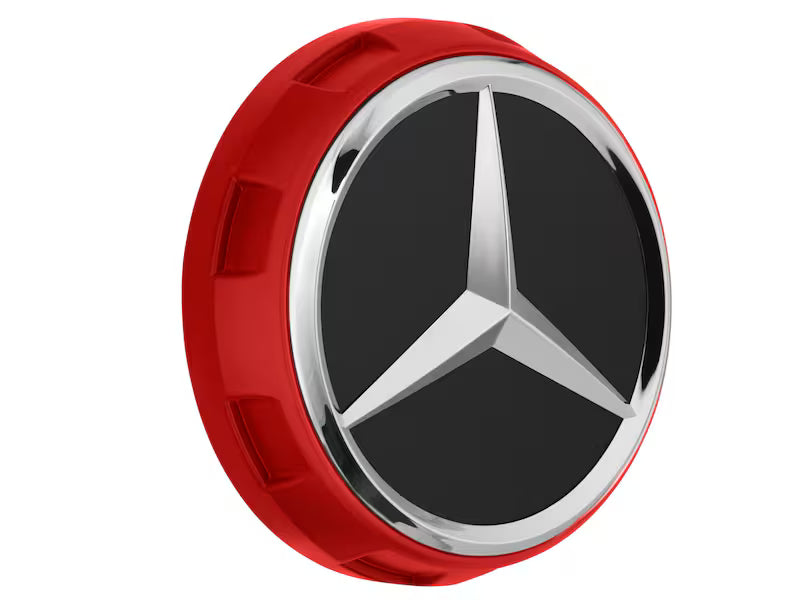 Coprimozzo AMG, con design da chiusura centrale, diametro foro di centraggio 71,8 mm